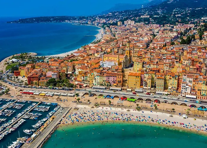 شقة # Monaco - F1 Gp - 4 Persons - Sea View - New - Parking - Clim - Premium - And Sun مينتون